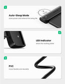 UGREEN SATA to USB C Adapter Cable for 2.5" SSD and HDD Hard Drive Connector 5Gbps Support SATA III UASP Thunderbolt 3 Compatible with Samsung Seagate WD Hitachi Toshiba MacBook Pro