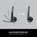Logitech H390 USB Computer Headset with Enhanced Digital Audio and Inline Controls - Black