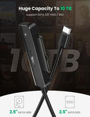 UGREEN SATA to USB C Adapter Cable for 2.5" SSD and HDD Hard Drive Connector 5Gbps Support SATA III UASP Thunderbolt 3 Compatible with Samsung Seagate WD Hitachi Toshiba MacBook Pro