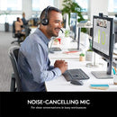 Logitech H390 USB Computer Headset with Enhanced Digital Audio and Inline Controls - Black
