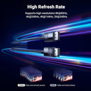 UGREEN VESA Certified 8K DisplayPort Cable 6.6FT, DP 1.4 Cable Displayport to Displayport Cable Support 8K@60Hz, 4K@240Hz, FreeSync, G-Sync, HDR, 32.4Gbps for HDTVs, Displays, Monitors, Graphics, PC-2M