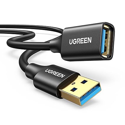 UGREEN USB Extension Cable USB 3.0 Extender Cord Type A Male to Female Data Transfer Lead, 1m