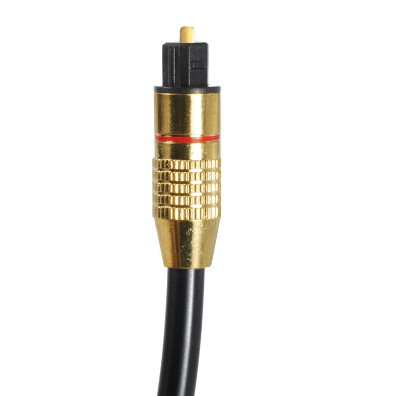 2B  (DC556) - Toslink Fiber Optical Cable for Sound - 5M - Black