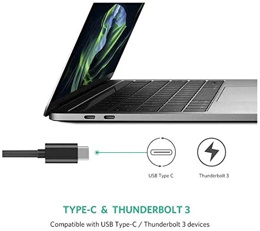 UGREEN USB Type C Ethernet Adapter USB-C to RJ45 10/100 Network Adapter for New Macbook, Chromobook Pixel, Lenovo Yoga 900 (30287)