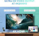 UGREEN USB C Hub 6 in 1 Dongle to HDMI 4K 2 USB 3.0 Ports SD TF Card Reader 100W PD Charging Adapter Dock Station for MacBook Pro Air (70411)