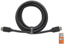 Certified Premium High Speed HDMI Cable with Ethernet - 4K@60Hz UHD, HEC, ARC, 3D, 18 Gbps Bandwidth, HDMI Male to Male, Shielded, 3 m (10 ft.), Black