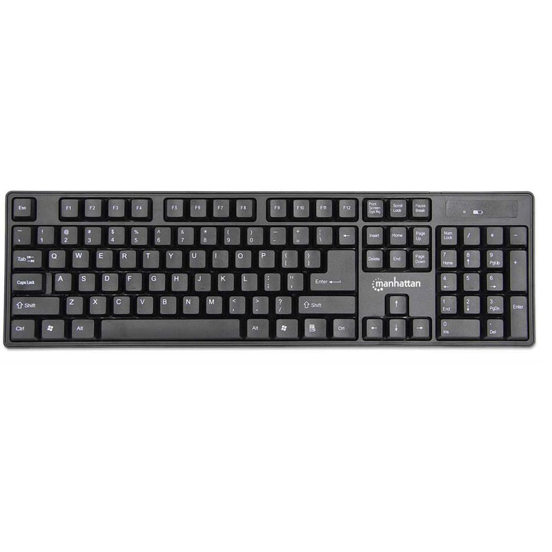 Manhattan Wireless Keyboard and Optical Mouse Set
