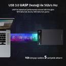 UGREEN External Hard Drive Enclosure for 3.5 2.5 Inch SATA Drives, Tool-Free USB 3.0 to SATA SSD HDD Enclosure with 12V Power Adapter, Laptop Computer Hard Drive Case Support UASP