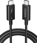 UGREEN Thunderbolt 4 Cable, 2.6FT USB-C to USB-C Cable with 100W Fast Charging and 8K Video, Compatible with Thunderbolt 3, USB4 and USB-C, MacBook, eGpu, USB-C Docking Stations 40Gbps 0.8m Cable