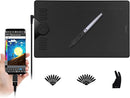 HUION Graphics Drawing Tablet with Battery-free Stylus for Android, Windows, macOS (HS610)