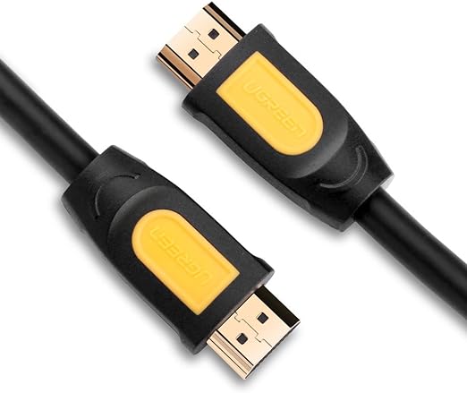 UGREEN HDMI Round Cable 3m (Yellow/Black)