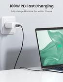 UGREEN Thunderbolt 4 Cable, 2.6FT USB-C to USB-C Cable with 100W Fast Charging and 8K Video, Compatible with Thunderbolt 3, USB4 and USB-C, MacBook, eGpu, USB-C Docking Stations 40Gbps 0.8m Cable