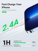 GREEN iPhone Cable 1M[MFi Certified] Lightning Cable iPhone Charger Cable 2.4A Lightning Cord Compatible for iPhone 14/14 Pro/14 Plus/14 Pro Max, iPhone 13 Pro 12 Pro Max 11 XS 7 Plus 6S ipad Pro - 1M