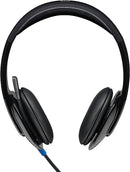 Logitech H540 USB Headset, Black [981-000480]