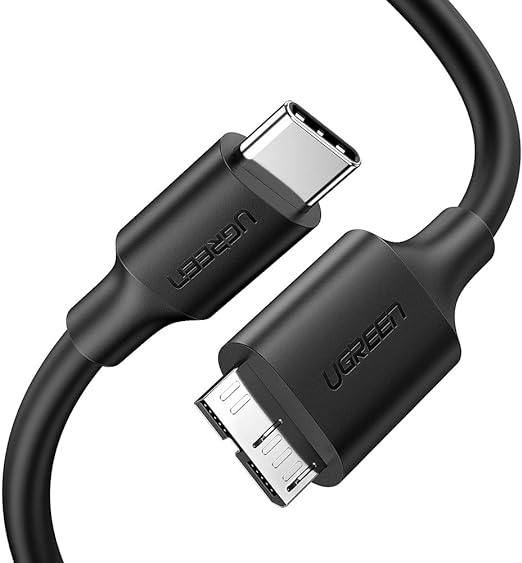 UGREEN USB-C to USB 3.0 Micro B Cable Fast Charging and Data Sync Cable Transfer Cable