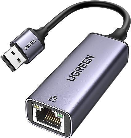 UGREEN USB 3.0 to Ethernet Adapter Gigabit Network Adapter Compatible with Nintendo Switch, Windows, MacOS, Linux, and More