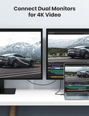 UGREEN Thunderbolt 4 Cable, 2.6FT USB-C to USB-C Cable with 100W Fast Charging and 8K Video, Compatible with Thunderbolt 3, USB4 and USB-C, MacBook, eGpu, USB-C Docking Stations 40Gbps 0.8m Cable