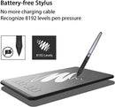 Huion Inspiroy H640P Graphics Drawing Tablet 8192 Pen Pressure Levels with 6 Express Keys and Battery-Free Stylus Supports Windows, Mac OS, Android OS, Linux