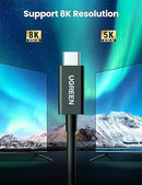 UGREEN Thunderbolt 4 Cable, 2.6FT USB-C to USB-C Cable with 100W Fast Charging and 8K Video, Compatible with Thunderbolt 3, USB4 and USB-C, MacBook, eGpu, USB-C Docking Stations 40Gbps 0.8m Cable