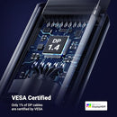 UGREEN VESA Certified 8K DisplayPort Cable 6.6FT, DP 1.4 Cable Displayport to Displayport Cable Support 8K@60Hz, 4K@240Hz, FreeSync, G-Sync, HDR, 32.4Gbps for HDTVs, Displays, Monitors, Graphics, PC-2M