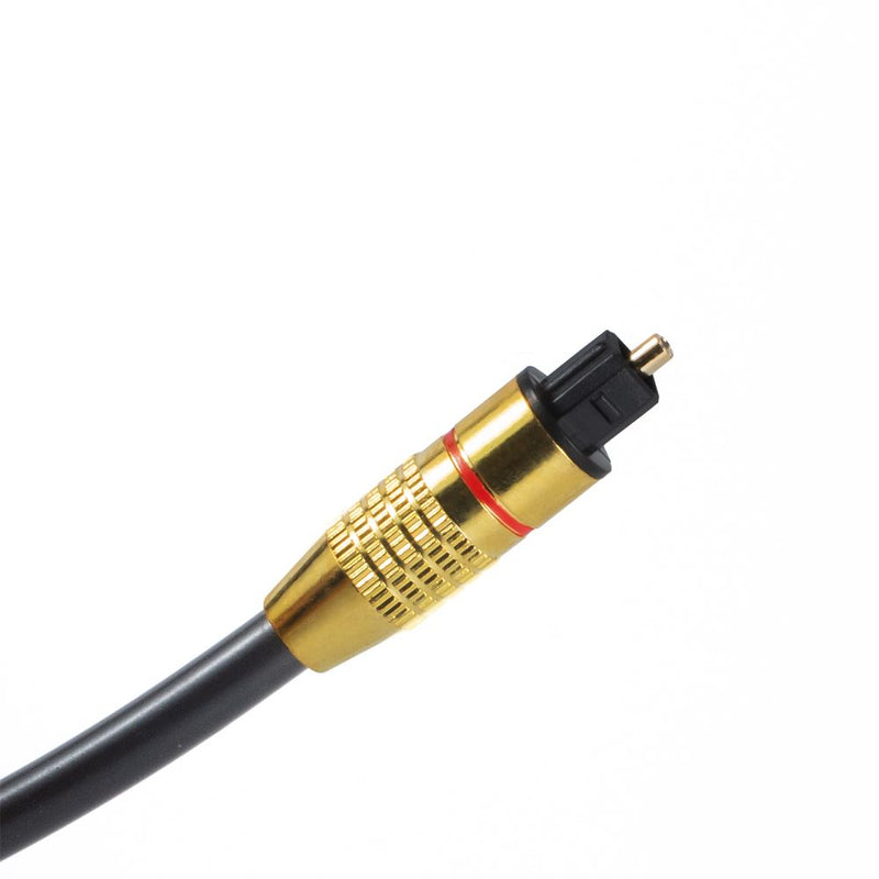 2B  (DC556) - Toslink Fiber Optical Cable for Sound - 5M - Black