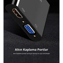 Ugreen 40744 CM101 HDMI To HDMI And VGA Converter -Black