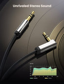 Right Angle 3.5mm Jack to Jack Cable