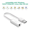 USB Sound Card with 3.5mm Jack