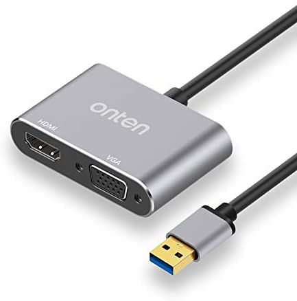 USB 3.0 to HDMI and VGA Adapter, FULL HD. (OTN-5201B)