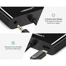 Ugreen 40744 CM101 HDMI To HDMI And VGA Converter -Black