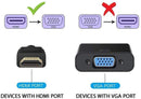 Onten HDMI Cable To VGA Port Female Adapter Converter - 5169