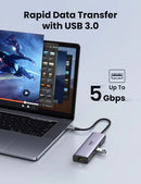 Ugreen USB C to HDMI Ethernet Adapter 7-in-1 Multiport Adapter, 4K@60Hz HDMI to USB C, 100W PD, SD/TF Card Reader, 2 USB 3.0 Ports, MacBook Docking Station Compatible with Mac M1, M2, iPad, Steam Deck