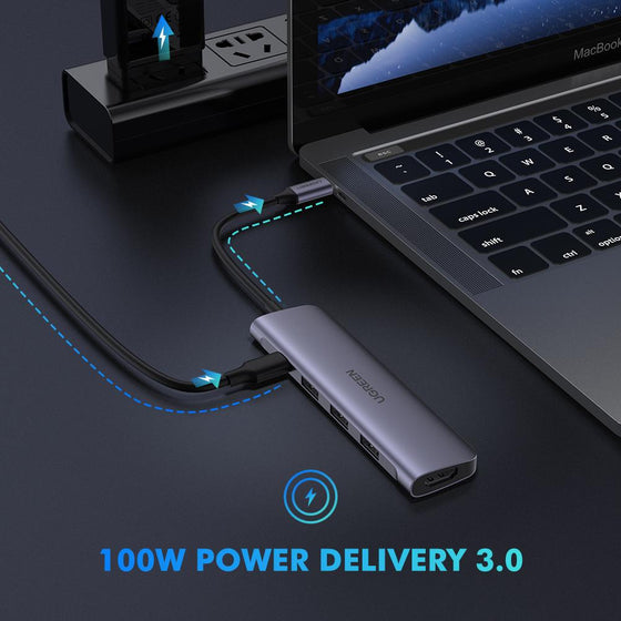 5-in-1 USB C Hub with 4K HDMI
