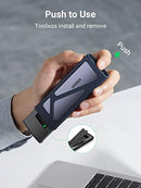 UGREEN M.2 NVMe SSD Enclosure, Tool-Free USB C External NVMe SSD Enclosure, 10Gbps M.2 NVMe to USB Adapter, USB 3.2 M.2 NVMe Reader Supports M and B&M Keys and Size 2230/2242 /2260/2280 SSDs