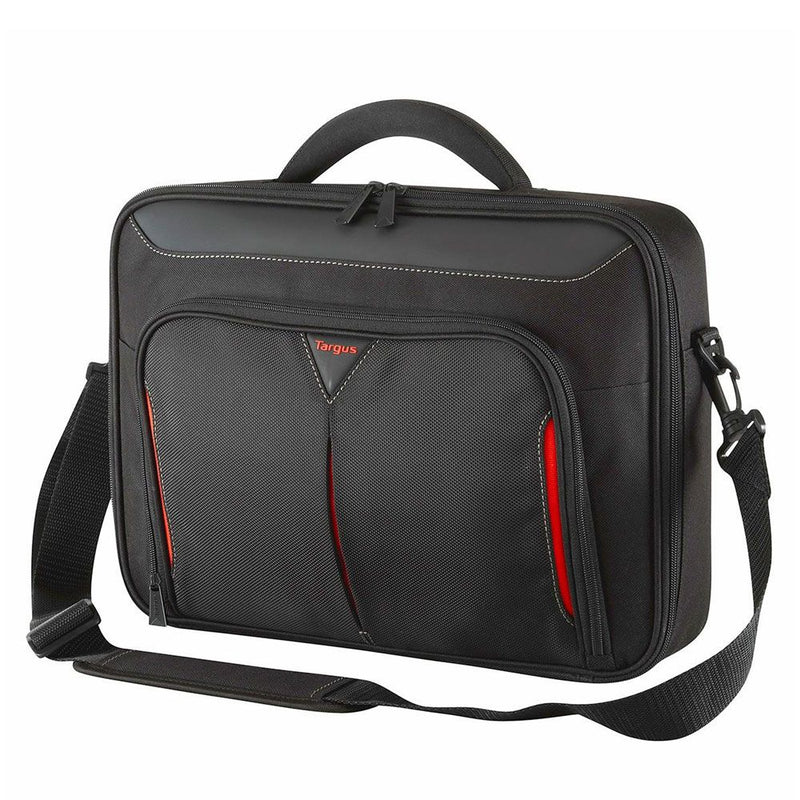 Classic+ 15-15.6" Clamshell Laptop Bag - Black/Red