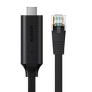 Ugreen USB Type C USB-C to RJ45 port Console FTDI Cable RS232 Serial Pin Adapter for Router Switch Server Converter Laptop PC Macbook 5 Feet/1.5 Meters (80186)