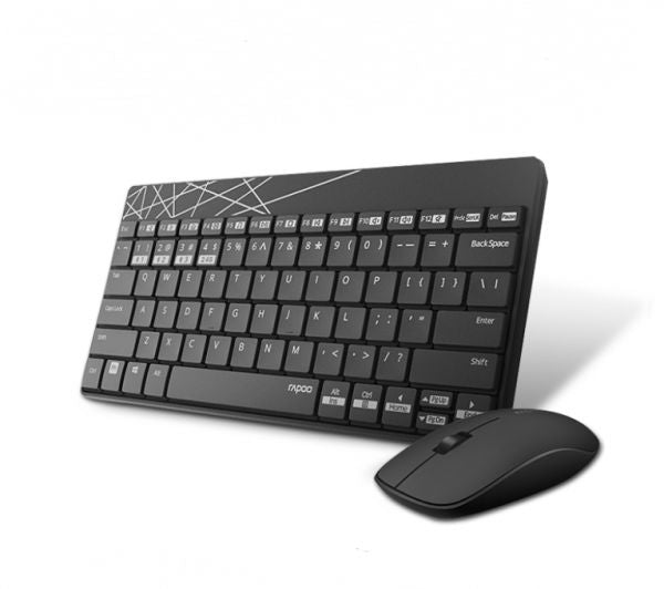 Rapoo 8000M Wireless Bluetooth 3.0 & 4.0 Keyboard And Mouse Combo