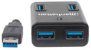 Manhattan Super Speed USB 3.0 Hub -4Port