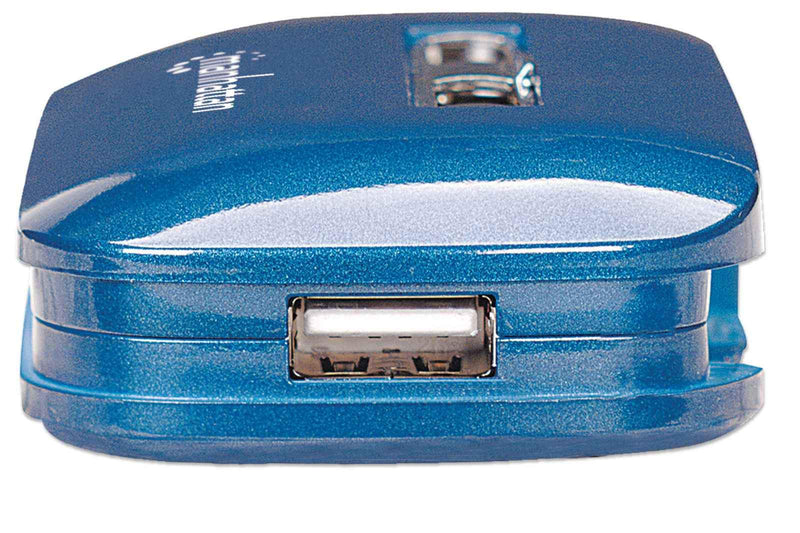 Manhattan Hi-Speed USB 2.0 Ultra Hub 7 Ports, Dual Power, Multiple